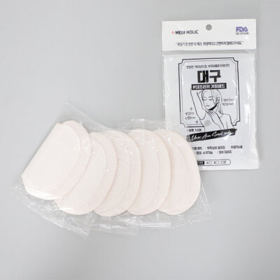 B type medium size 100 sheets underarm sweat pad vs. african sweat pad
