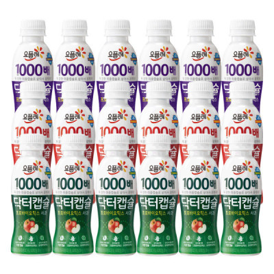1000x Dr. Capsule 130ml Apple6+Mixed Berry6+Plain6