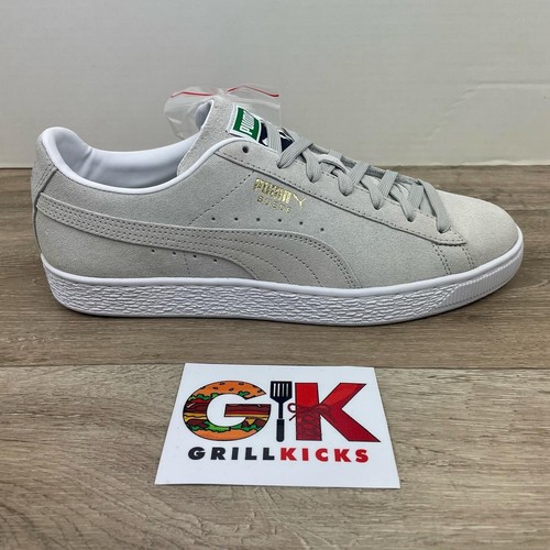 Puma Suede Classic 21 Casual Men&amp;amp;amp;#039;s Shoes Light GreyWhite 374915 03