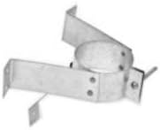 PelletVent Pro 4" Pellet Chimney Adjustable Wall Strap