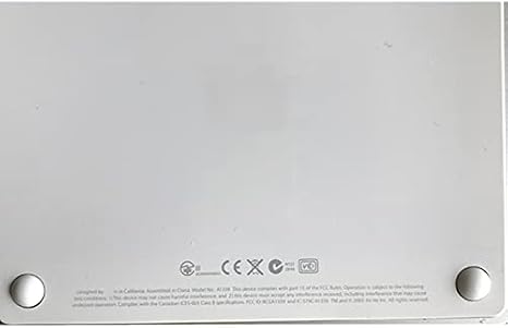 2pcs Replacement Touchpad Bottom Case Rubber Feet for A1339 Magic Trackpad Bottom Case Kit White
