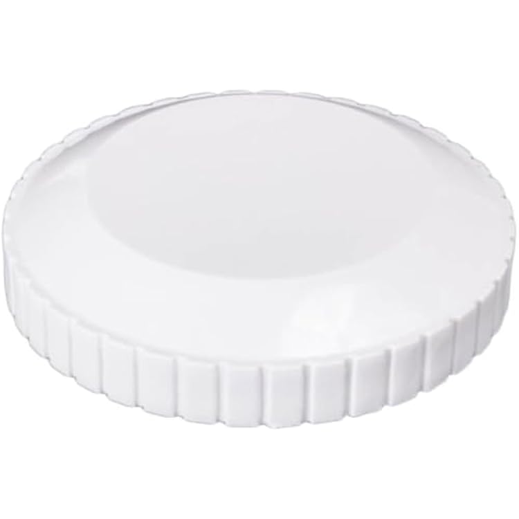 25552-020-300 Threaded Cap Flow Outlet, White Threaded Cap for Secure Flow Outlet Connections