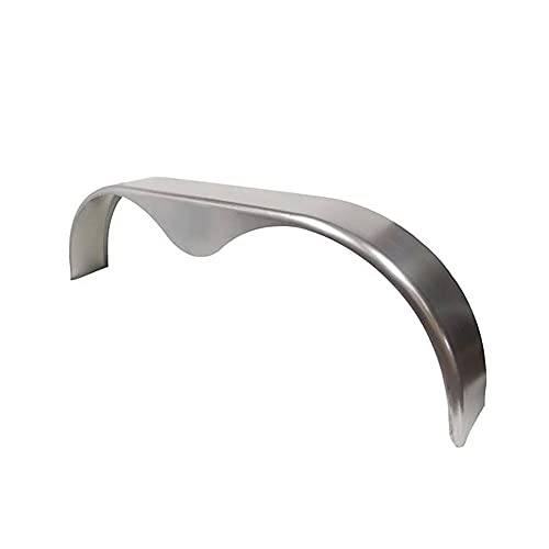 72x9 Smooth Aluminum Tandem-Axle Teardrop Trailer Fender Aluminum, 1-Pack