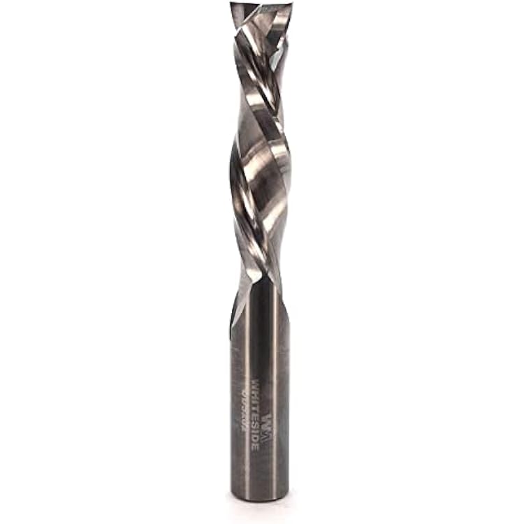 Whiteside Router Bits UD5202 UpDown Cut Spiral Bit with Solid Carbide 2 Plus 2 Compression and 12-Inch Cutting Diameter