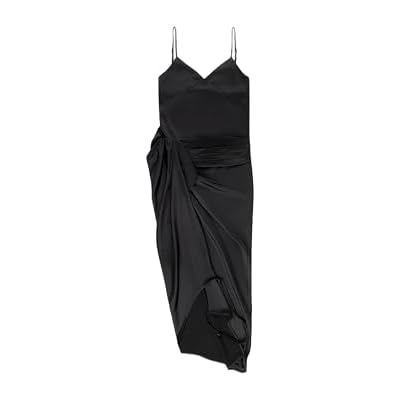 Tuxedo Slip Dress