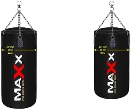Maxx EMPTY LARGE SIZE 4FT AND 3.5FT Punch Bag 60CM WIDE HUGE Boxing Bag SELF Fill to 100kg