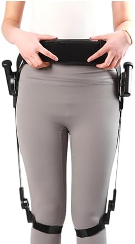 Power Walking Aid, Adjustable Strength Hypershell Exoskeleton for Legs Rehab Training, Hiking and Climbing Stairs Assist
