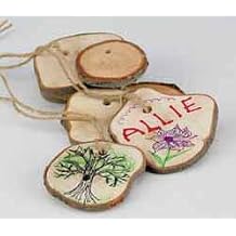 Nature-Watch Tree Cookie Tree Ring Craft Kit (Makes 25 Projects)
