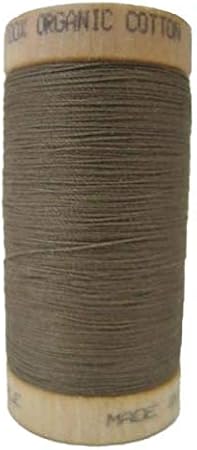 Multipurpose Organic Cotton Sewing Thread - Elk Brown - 300 Yard Spool