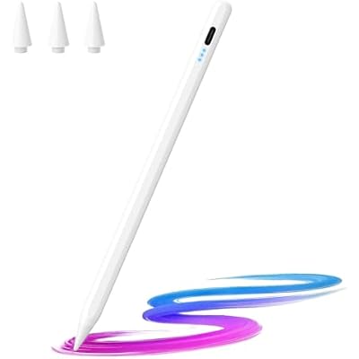 JAMJAKE Stylus Pen for iPad 2018-2025, 10 Mins Fast Charge with Tilt Sensitivity & Palm Rejection, Compatible with Apple iPad 6-11 Gen, iPad Air 345M2M3, iPad mini 56, iPad Pro 1112.9M4
