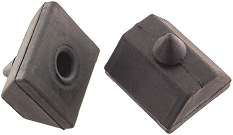 1990-1993 Mustang Hatchback Hatch Door Bumpers Pair