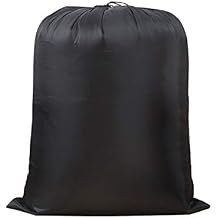 Multipurpose Extra Large Laundry Bag Storage Bag (Black, 13"x17")