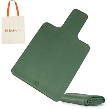Echome Non-Slip Pilates Reformer Mat with Mesh Bag & Shoulder Covers Sweat-Wicking, Lightweight, Fits Balanced Body/Merrithew/Aeropilates (38"x22")