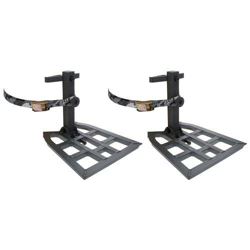 Hawk Helium Hammock Apex Full Aluminum Mobile Reliable Silent Hunting Platform with Tree Digger Teeth and Silent Use Attachment Pull Strap 2 Pack