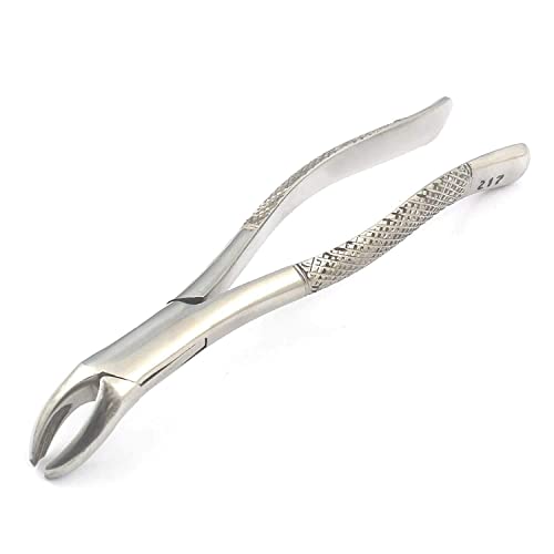 NEW Premium Grade Dental Tooth EXTRACTING Forceps #217 with Serrated JAW Stainless Steel A Quality