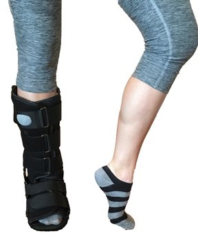 Alpha Medical Tall Pneumatic Cam Walker Air Fracture Boot Walk Cast Ankle Sprain Orthopedic Boot Protectic Walking Boot L4360 (Small)