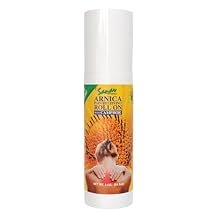 Sanar Naturals Arnica Roll On | Fast Acting Cooling Relief with Menthol Camphor & Arnica Montana | for Muscles, Joints, Back, Neck & Knees | Non Greasy Muscle Rub, 3 oz