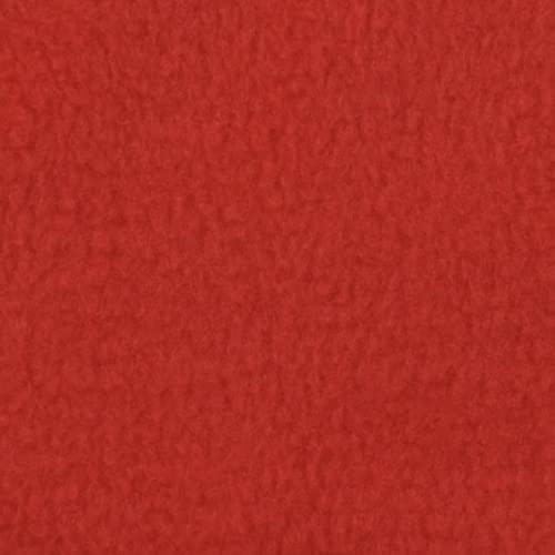 Solid Red Anti-Pill Premium Fleece Fabric Medium Weight by The Yard