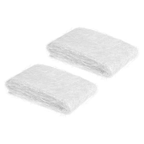 MECCANIXITY 2 Pcs Fiberglass Mat, 0.5 Oz Fiberglass Chopped Strand Mat 1x1m39 Wide x 1.09yd Long for Cars Vacuum Bagging Molding Composites Repair