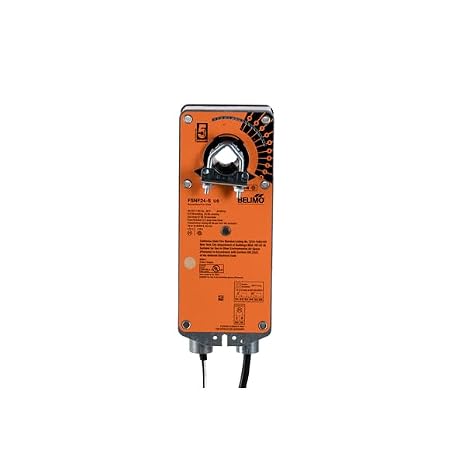 BELIMO FSNF24-S US 2 X SPDT, 70 in-LB [8 NM] from 32...350F [0...177C], AC/DC 24 V, FIRE & Smoke Actuator, ON/Off, Spring Return