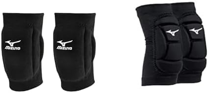 Mizuno Youth T10 Plus Volleyball Kneepad, One Size, Black MZO Elbow Pads, Black, Small/Medium