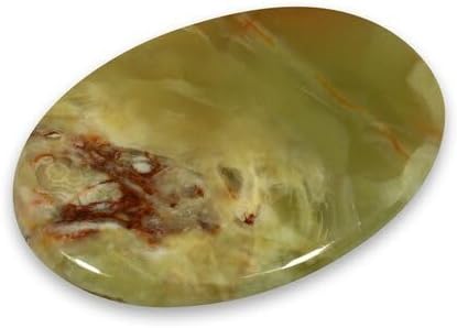 Green Onyx Palm Stone ~70x50mm