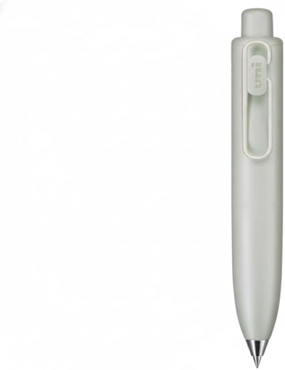 Uni-Ball One P, Gel Ink Ballpoint Pen, 0.38mm Extra Fine Point, Black Ink, White Mint (Limited Edition), UMNSPCC38.WM, Pack of 5