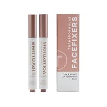 Transformulas Facefixers Duo Instant Lip Plumping Serum Day & Night Lip Enhancer Set, Hydrating Sculpting Smoothing Clinically Proven Non-Sticky Fullness Boost Cruelty Free Dermatologist Tested