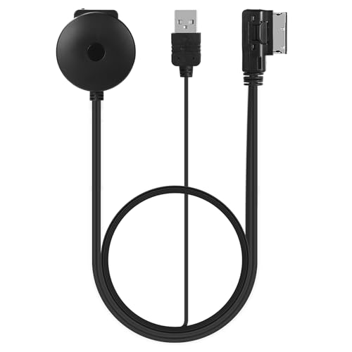 Bluetooth 5.0 Adapter Compatible with Audi A3 A4 A5 A6 A7 S3 S4 Q3 Q5 Q7 Volkswagen VW Skoda 2G 3G 3G AMI MMI Port Cable Music Play Connector Works with Apple iPhone iPod Android Device