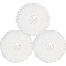 Mop Head for Hurricane Spin Mop Microfiber Mop Head Refills Round Mop Pads 3 Pack