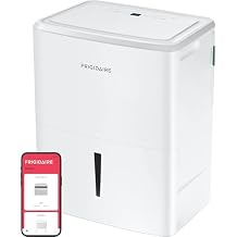 Frigidaire 35-Pint Portable Dehumidifier with Wi-Fi and Energy Star Certification for SmallMediumLarge Rooms &amp;amp;amp;amp;amp; Basements, Custom Humidity Control, Auto Shut Off, White