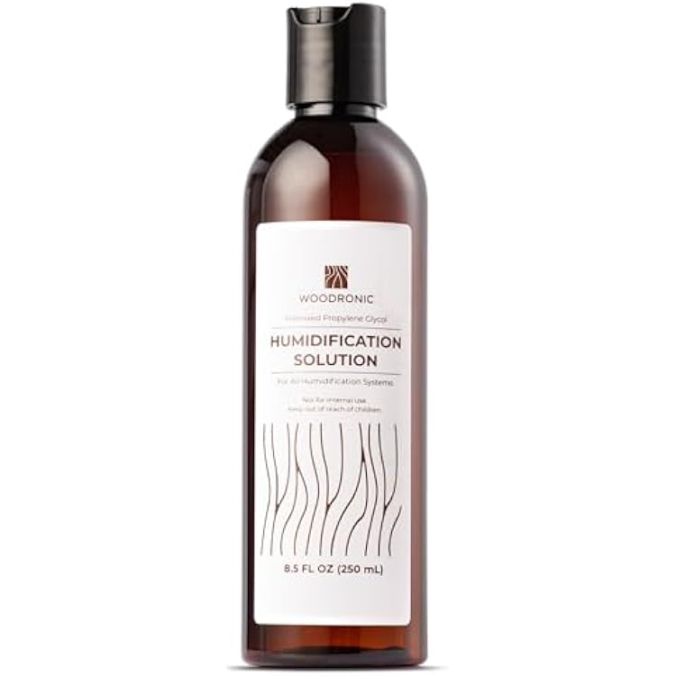 Woodronic 5050 Humidor Solution, Premixed Propylene Glycol and Distilled Water for Cigar Humidifiers, Cigar Humidor Accessories for Seasoning and Humidity Control, 250ml