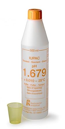 Hach pH Standard, IUPAC pH 1.679 at 25 C, 500 mL, S11M001