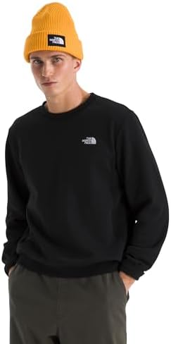 The North Face Mens Evolution Simple Dome Crew - Ribbed Collar & Hem, Classic Logo