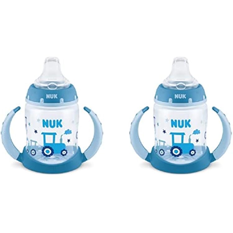 NUK Learner Cup Sea Creatures -Boys ,5-Ounce 2 Count