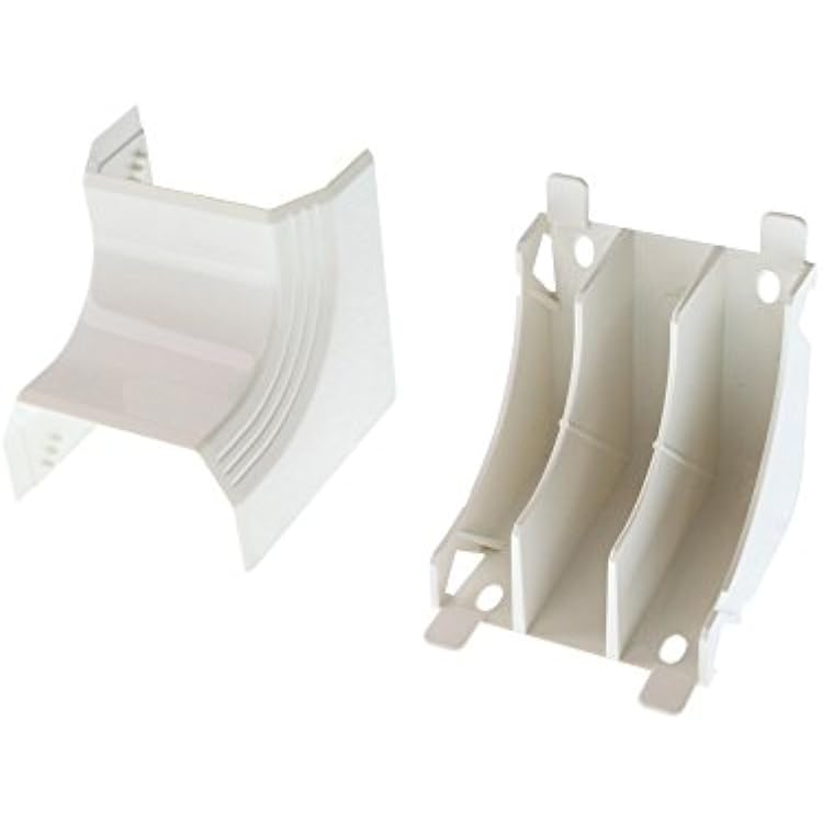Panduit T45ICIW Power Rated Raceway Inside Corner Fitting, Off White