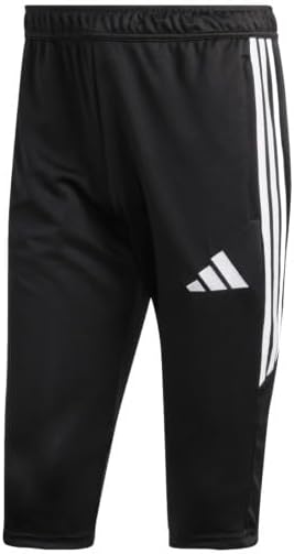 adidas Tiro 26 League Training 3/4 Pants (US, Alpha, Small, Regular, Regular, Black/White)