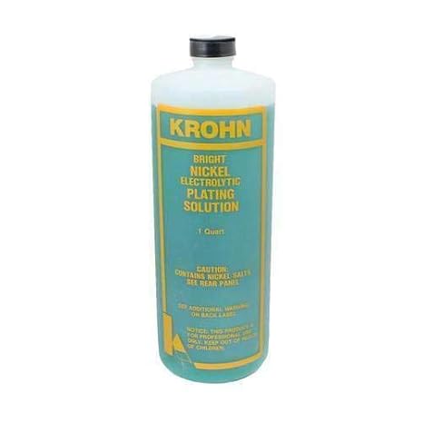 Krohn Bright Nickel Electrolytic Plating Solution 1 Quart