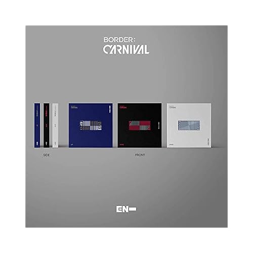 Enhypen Border : Carnival 2nd Mini Album Hype Version 1p Folding Poster On Pack+112p PhotoBook+16p Lyric Book+2p PhotoCard+1p Lenticular+1p Sticker+Carnival Ticket+Tracking