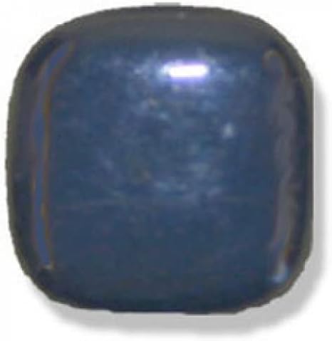Impex Shiny Square Shank Buttons Navy - per Button