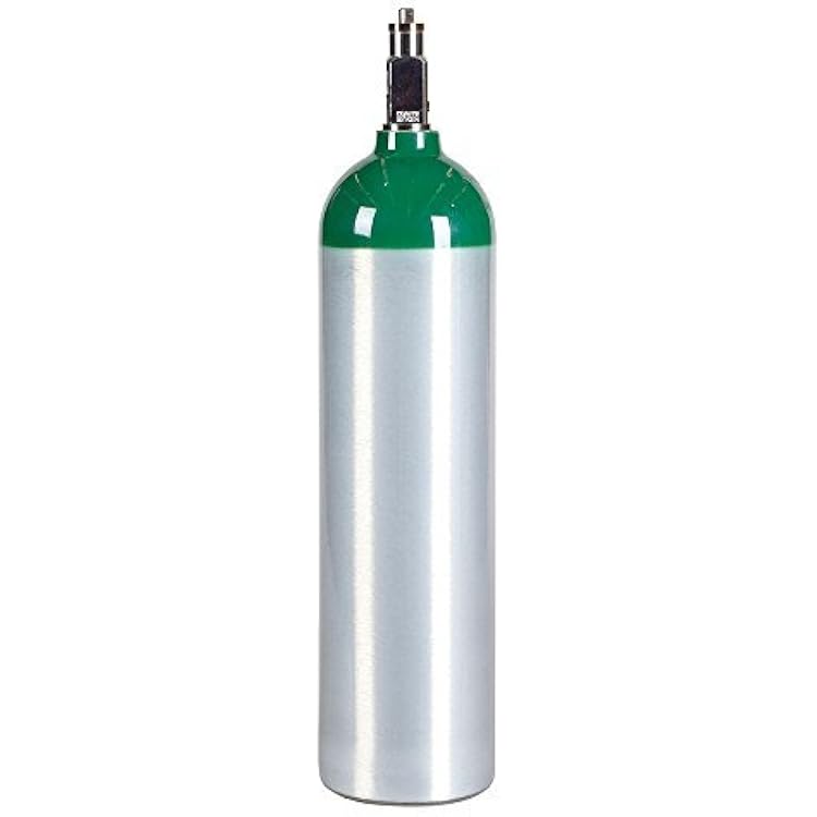 Medical Oxygen Cylinder with CGA870 Post Valve - D Size 14.6 cf MD