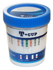12 Panel T-Cup Multi Drug Urine Test Kit (Multiple Quantities)(100)(COC/THC/OPI/OXY/AMP/BZO/BAR/mAMP/PPX/MTD/PCP/BUP)