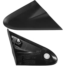 TOP-VIGOR Compatible with Chevrolet Sonic 2012 2013 2014 2015 2016 2017 2018 2019 2020, 1pcs Front Right Mirror Corner Triangle Fender Cover Black Rearview Triangle Trim Panel for Right Side95461590