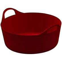 Kerbl FlexBag Flexible Trough 15 L Flat Design Red