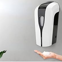 Touchless Automatic Soap Dispenser, Foaming Hand Sanitizer Machine, 1000ml Wall Mounted, Adjustable Liquid Volume, AA Battery Power, for Hotel, School, Office, Home, Restaurants Bathroom