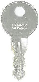 EasyKeys Bauer CH505 Replacement Key [DOUBLE SIDED]: 2 Keys