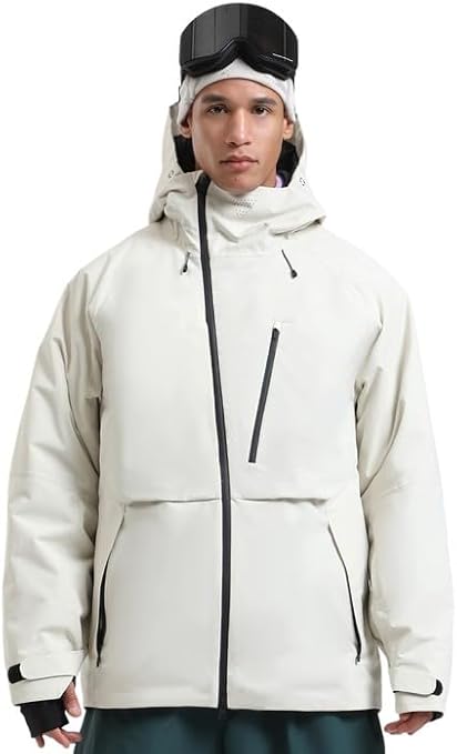 GSOU SNOW Men's Snowboard Jacket Waterproof Ski Coat Winter Snow Shell