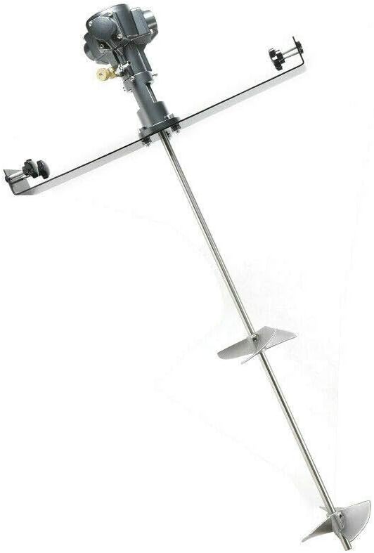 Pneumatic Paint Mixer 50 Gallon/200L Tank Stainless Steel Paint Ink Coating Bracket Mixing Agitator 1/2 HP