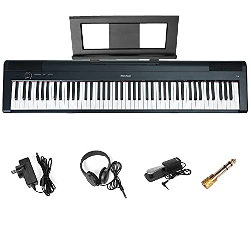 Meweo Home Digital Piano With 88-Key Full Weighted Full Size Keyboard For Beginner And Professional