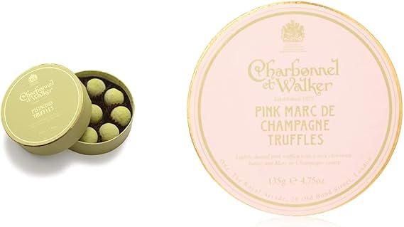Charbonnel et Walker Pistachio Truffles, 115 g & Pink Champagne Truffles, 135g